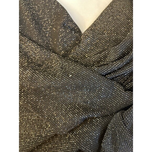 LANE BRYANT Off the Shoulder Illusion Top Black Sparkle 22/24 Long Sleeve Party - Picture 13 of 15